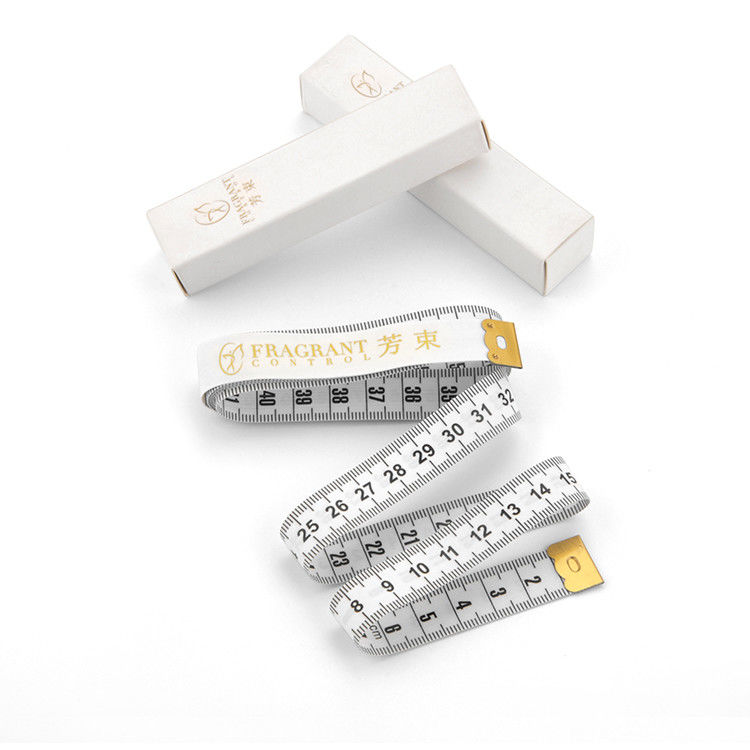 PVC White Metric Measurement Tape , Flexible Tape Measure For Body 152cm Size