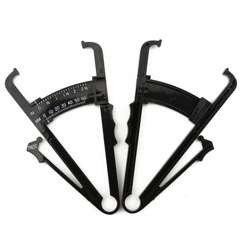 ABS Plastic Body Fat Caliper , Skin Fold Calipers For Fat Thickness Measuring