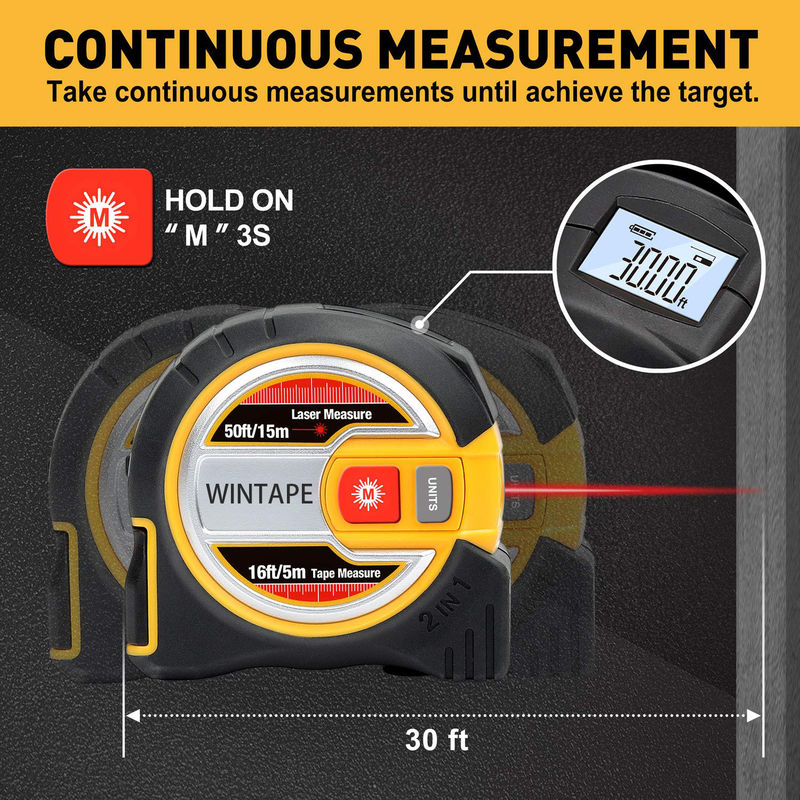 Metal Laser Measure Tape Multifunctional Measurement Tools Digital Distance Meter Level