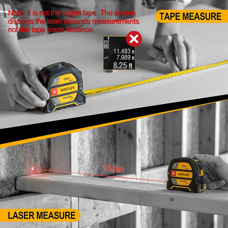 131ft Digital Laser Tape Home Depot Digital Tape Measure With Side Laser Autolock Regular Tape Measure