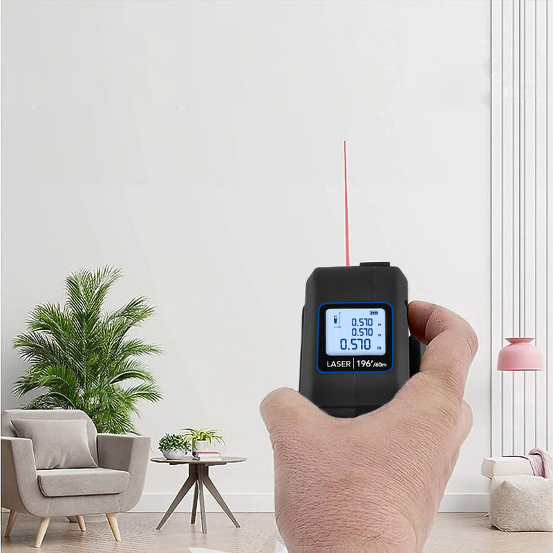 P54 Laser Distance Measure - 196FT Waterproof Rechargeable Tool For Area & Volume Calculations
