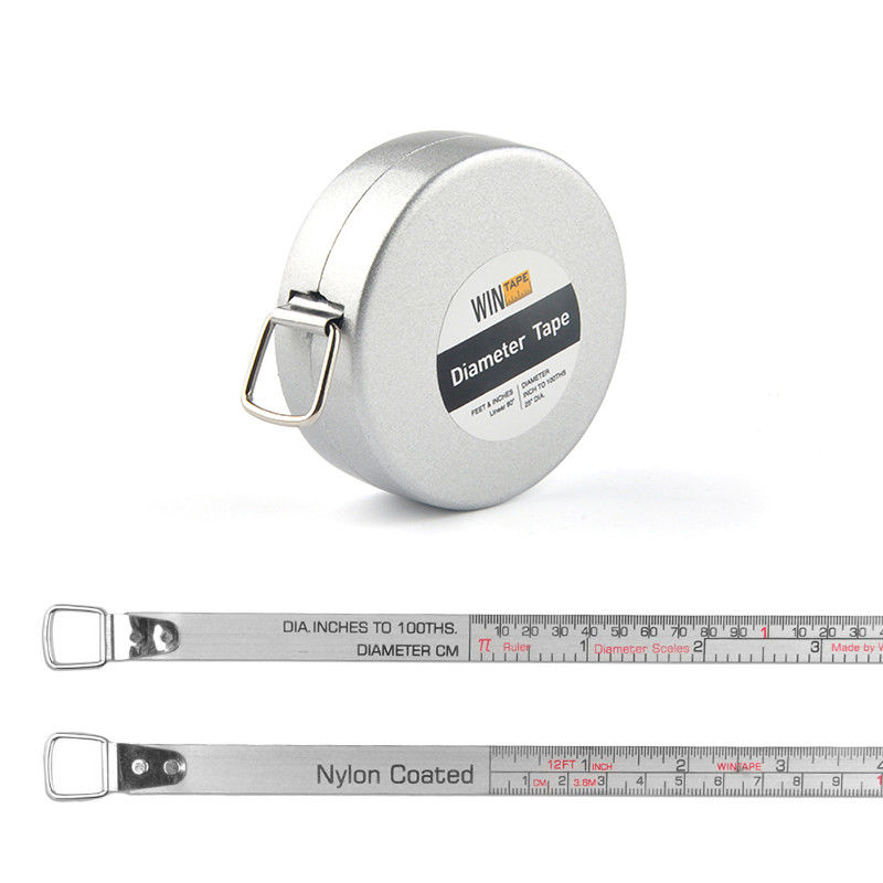 Wintape Extra Long 12ft 3.6 M Steel Measuring Tape with Clear Scales and Inch Markings Durable Diameter Measuring Tape