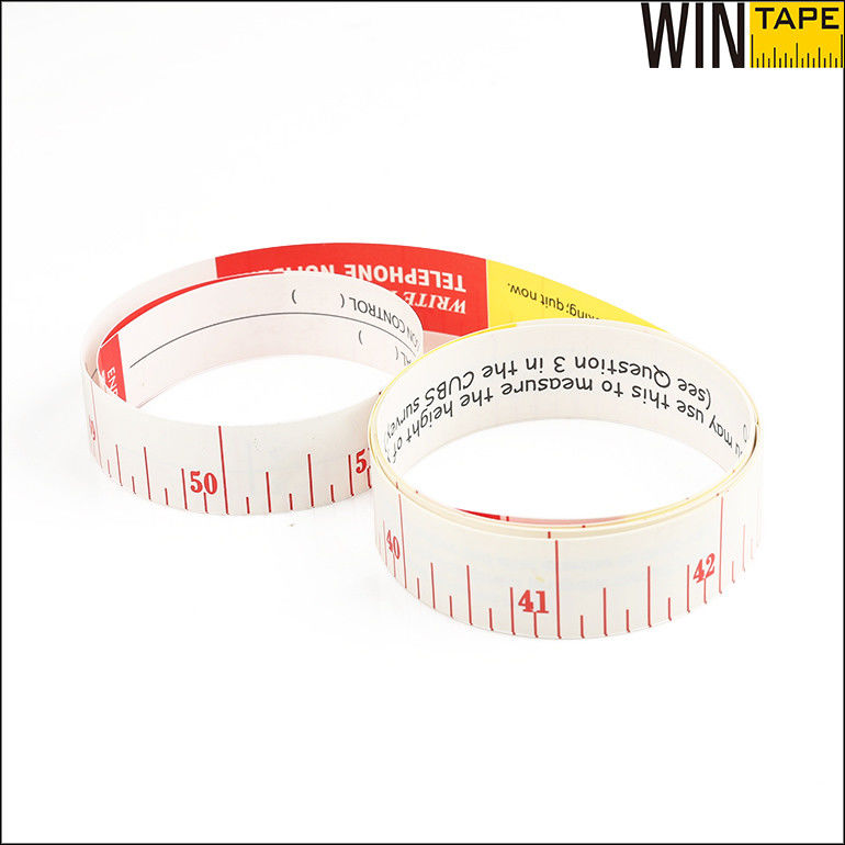 Disposable Synthetic Paper Measuring Tape For Body Bra Fitting Sizing Unique Advertising Paper Rulers