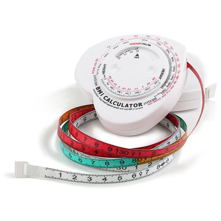 150cm White Heart Tape Measure Accurate Body Mass Index Measurement For Personal Trainers