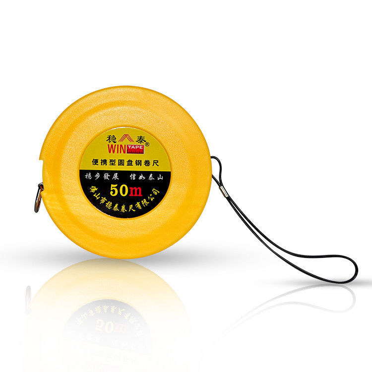 Wintape 50m 165ft Surveyor Metal Measuring Tape With Ergonomically Rewinding Handle For Construction