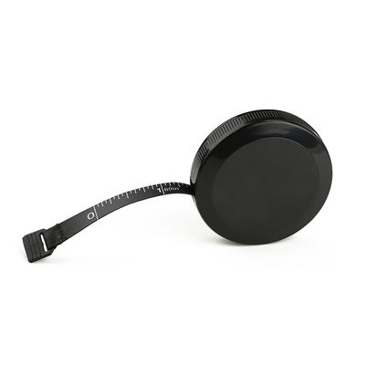 Wintape Wholesale Bulk Hight Quality Retractable Black Body Tape Alat Ukur Dengan Tab Platik Untuk Hadiah Promosi